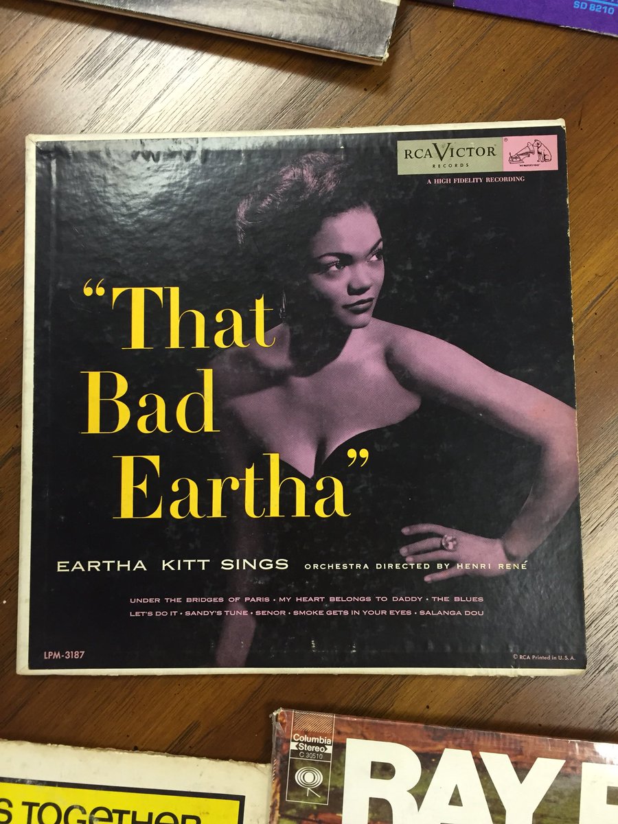 Jordynsattic's tweet image. That Bad Eartha #earthakitt #recordalbum #vintagemusic contact me if interested or stop by my store to see what else I have!