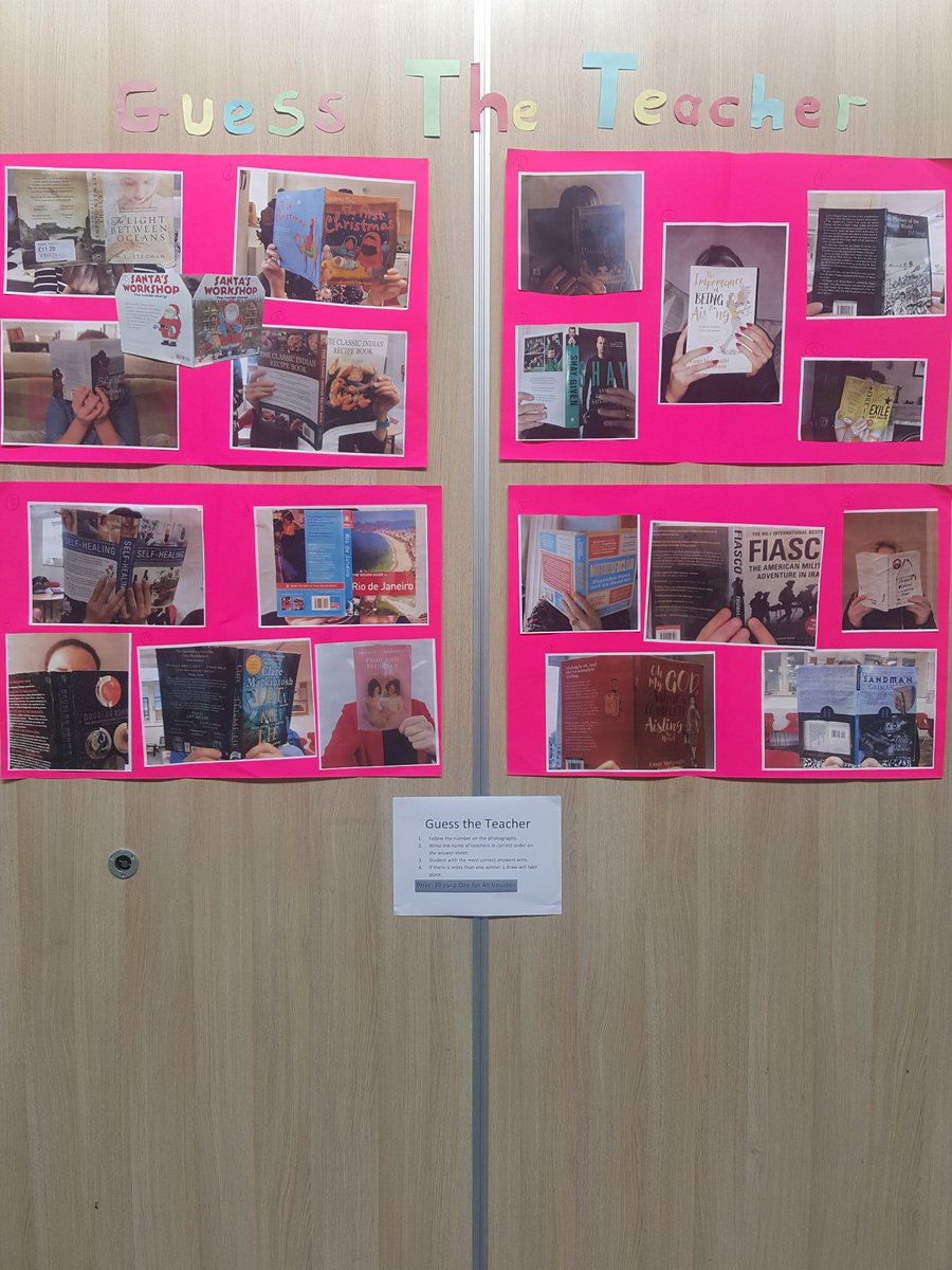 BCCWellRead's tweet photo. Guess the Teacher competition for Literacy Week @LiteracyLink1 @BorrisokaneCC https://t.co/n1fhA3yS8t