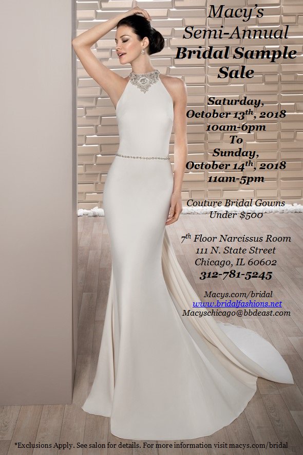 macy's wedding gowns sale