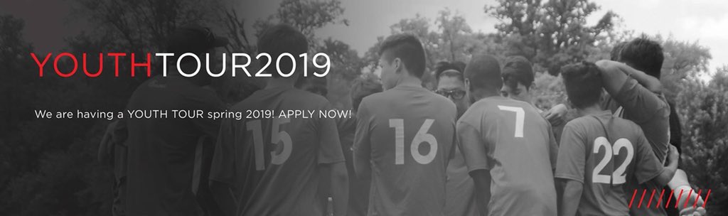 Youth Tour 2019! For High School Boys only! Apply Now!
Click here >>>>>> bit.do/YouthTour2019
#morethanagame #ChicagoEaglesSoccer 👊🏼⚽🦅