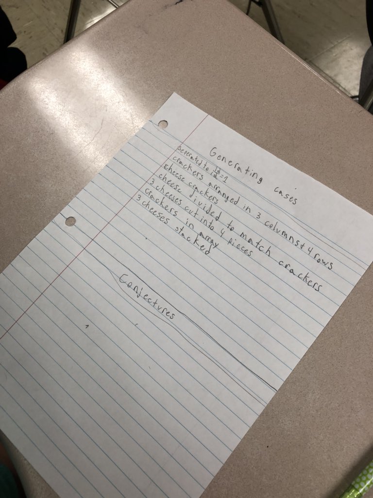 CMS_Morris's tweet photo. Giving math argumentation a go in 6th grade honors! Thanks @HolmesShayna for sharing your time with me and my kiddos this morning!! #vmcc @dpvils #MathArgumentation https://t.co/miMex2gEiN