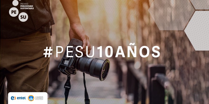 PremioPesu's tweet photo. Sé un agente de cambio a través del periodismo y muestra tu compromiso en https://t.co/twsUOvnFWe #Pesu10años https://t.co/YvKvEAsWKj