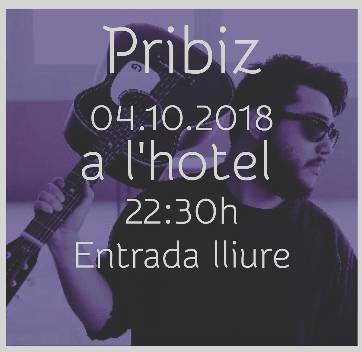 PribizOfficial's tweet photo. Beautiful people of the world! Este jueves 4 de octubre. Me han a invitado a Matadepera para hacer un concierto dentro del ciclo @dijousalhotel 22:30hs Gratis free! No excuses! https://t.co/Z3eFJ7rHl2