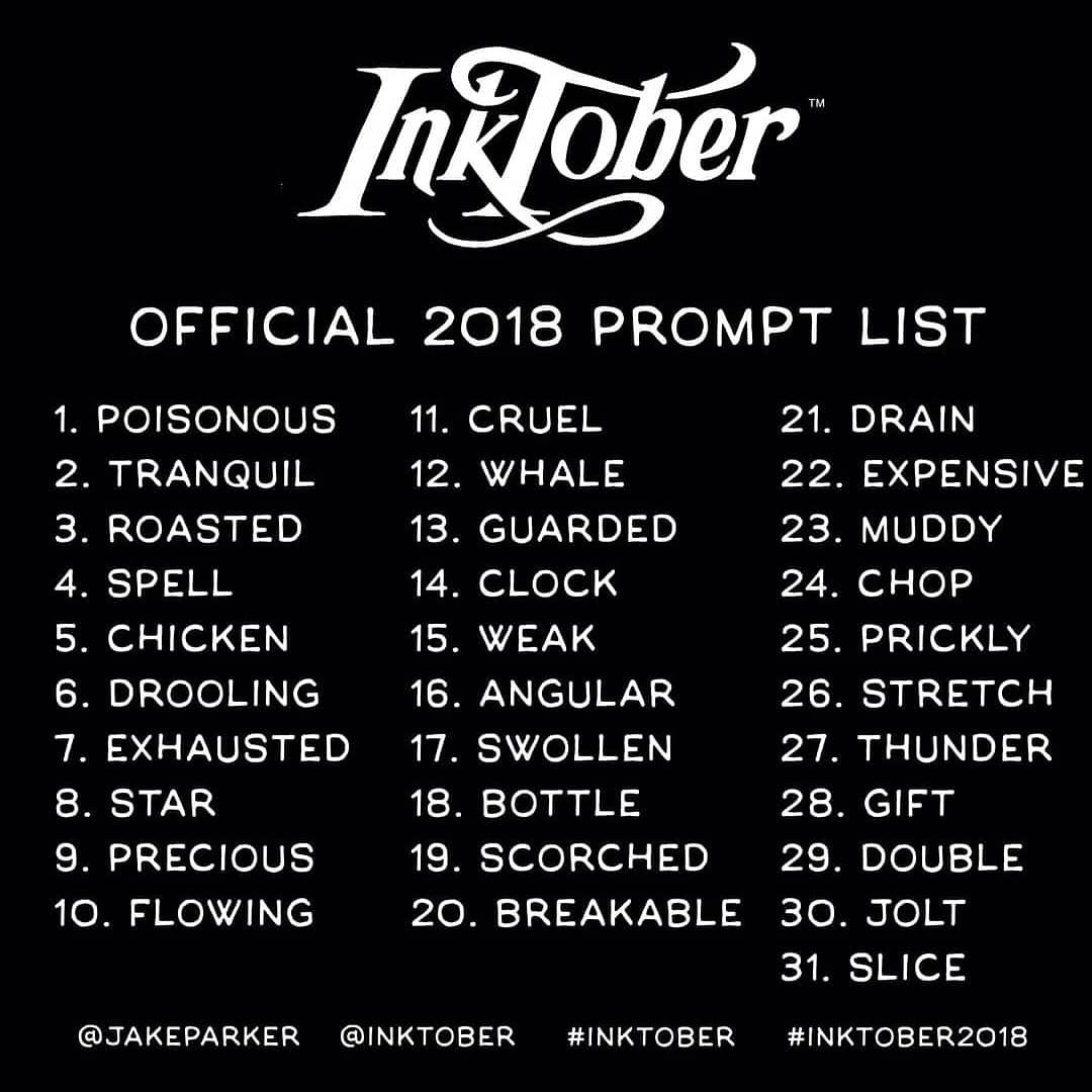 hecanbarelydraw's tweet photo. My drawings for #inktober2018, following the official prompt list.

A thread. https://t.co/Pt6EJv5nnx