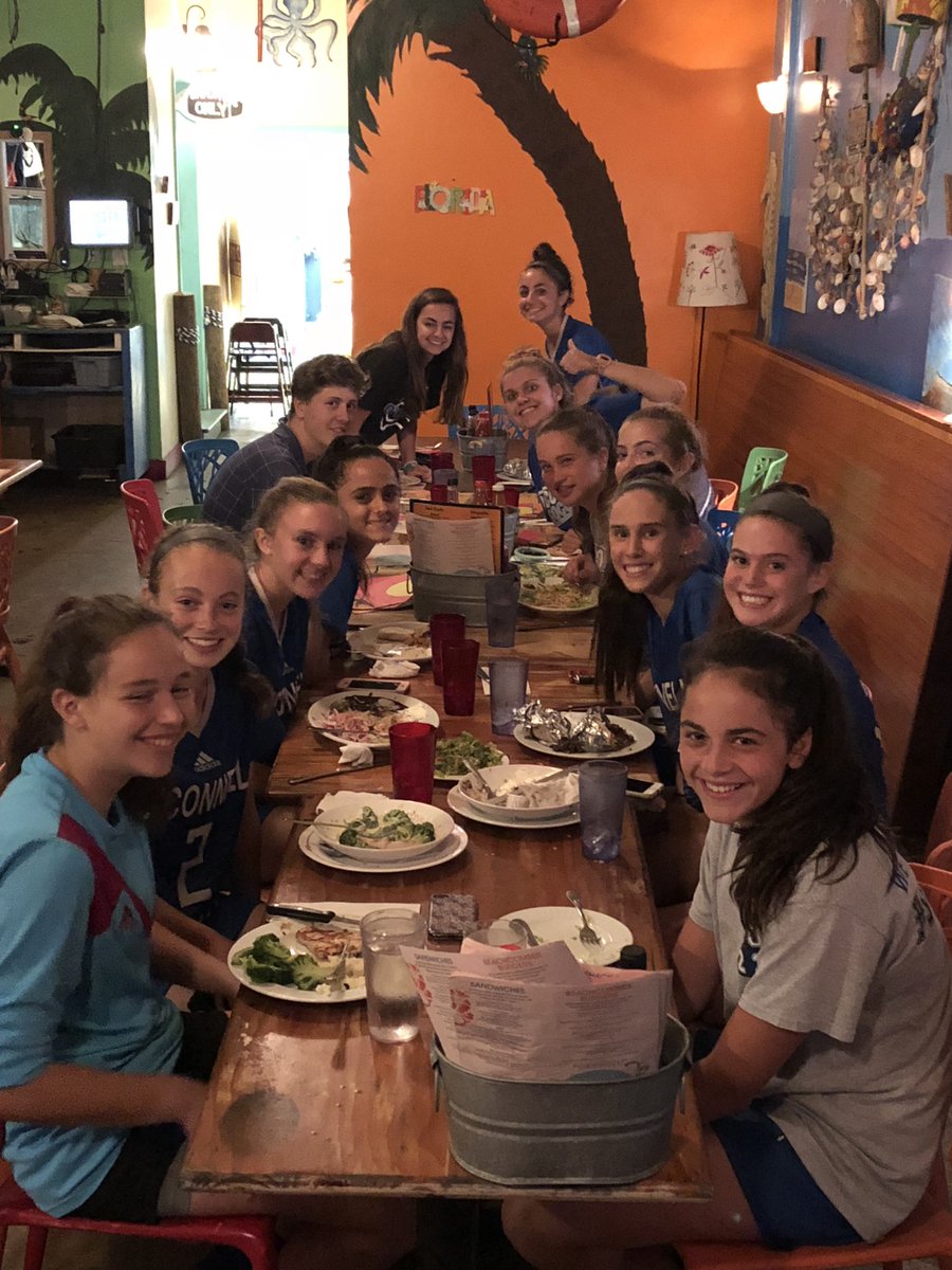 Wonderful team dinner after a good victory over PVI. Thank you to everyone who support our girls.
