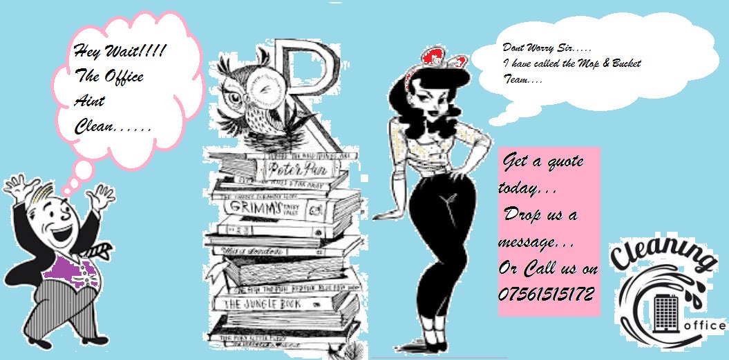 MopService's tweet image. Mop &amp;amp; Bucket Office Clean Service Team.....

Please Re-Tweet &amp;amp; drop us a Message or Call us on 07561515172 for a quote..