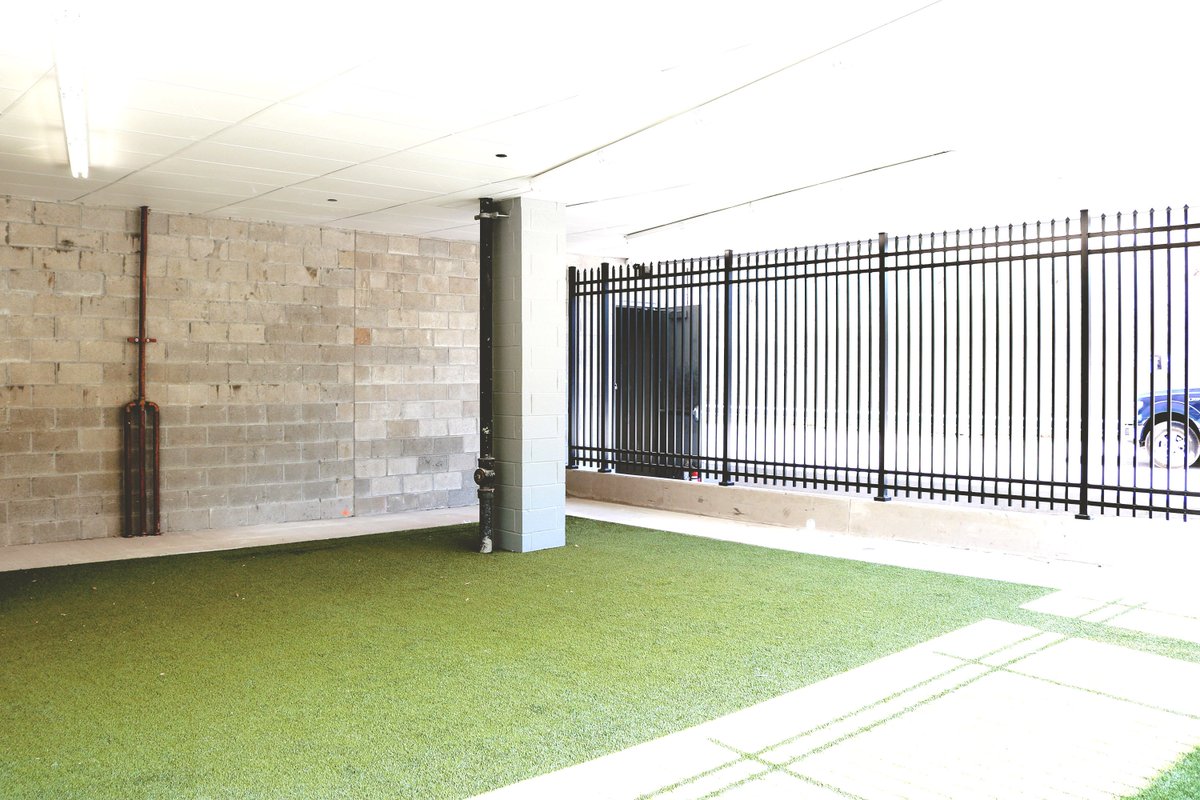 liveam1980's tweet photo. Dogs are welcome at AM 1980! Our pet-friendly area on the first floor will give your pooch plenty of room to run around all year long. #LiveAM1980 https://t.co/LvzoqUrdp1