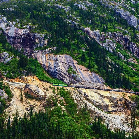 gvonwahlde's tweet photo. Mini Train?
No, this is a regular size White Pass & Yukon Route train.
#train #rock #mountain #Canon #canon6d #canonbringit @canonusa #Skagway #Alaska #WhitePassAndYukonRailroad #InsidePassage @RoyalCaribbean #AlaskaCruise #50DaysOfInsidePassage #Day15 #NIKSoftware #photography https://t.co/aoc1bUbotm