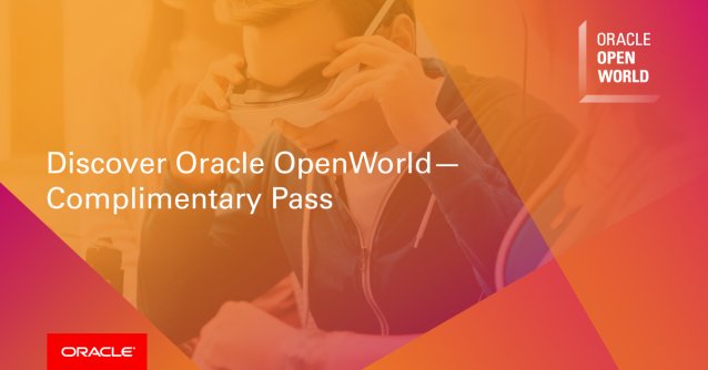 ChipperMontalvo's tweet photo. There are a handful of major announcements happening this year at OpenWorld. Oracle has now opened up passes so anyone can attend these keynotes. #oow18 https://t.co/rhanVH86ot https://t.co/7LDus3li9c