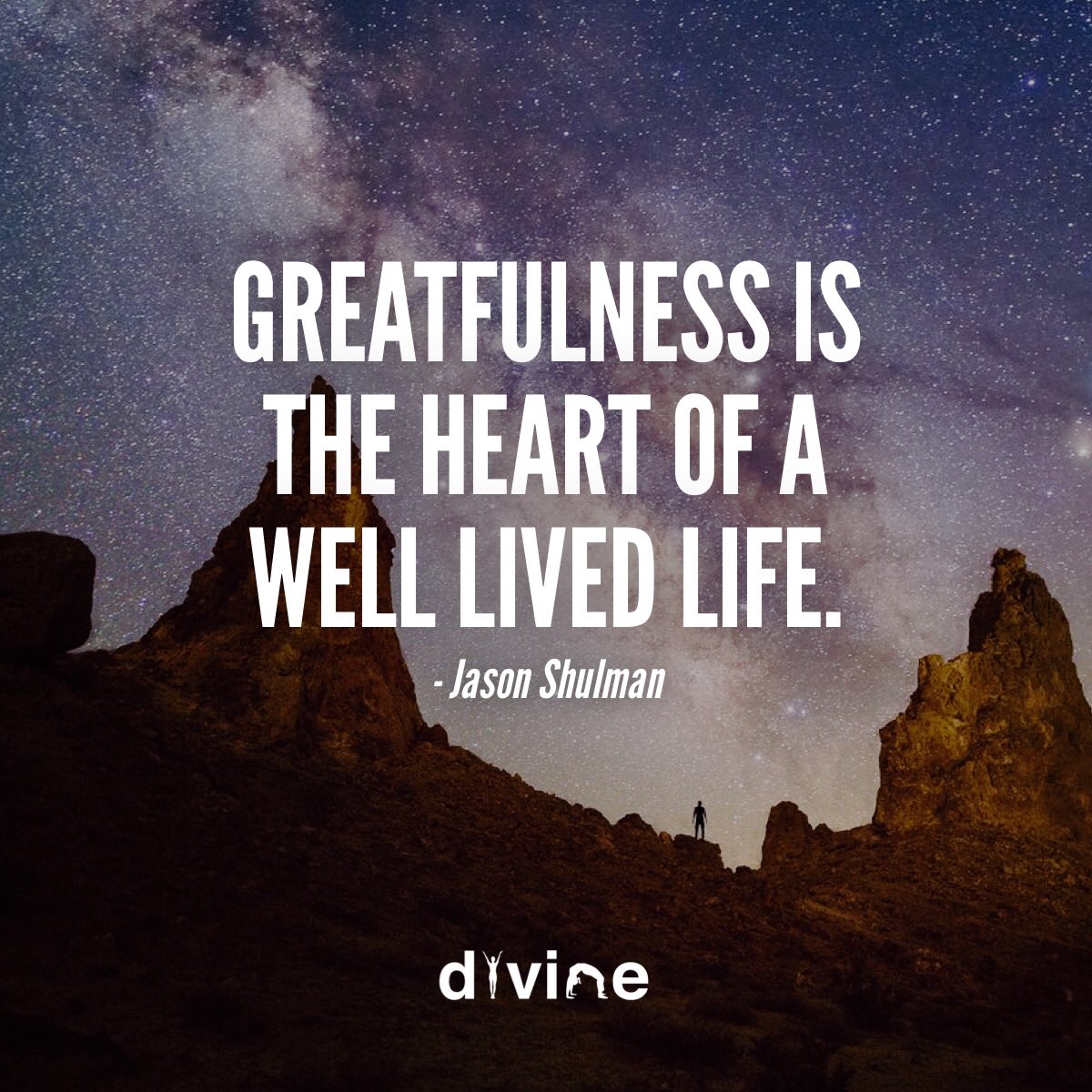 thedivinemvmnt's tweet photo. “Without gratefulness, our lives have no meaning. With gratefulness, we discover that all the meanings of life come down to this ability to feel grateful. The human ego—when healed—is the best vehicle for feeling this central aspect of our being.”
#JasonShulman https://t.co/VIvXlKhcKd