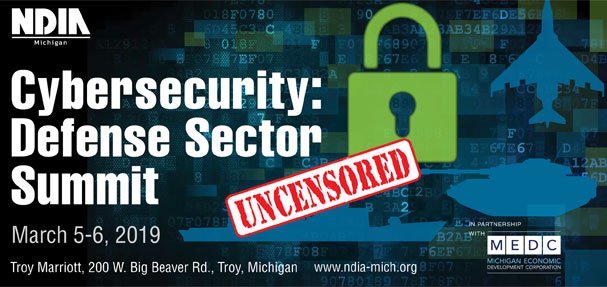 October is National Cybersecurity Awareness Month! Become #CyberAware and join us in March for the 2019 Cybersecurity Defense Sector Summit in Michigan. More info at: ndia-mich.org/events/cyberse… #NDIACyber