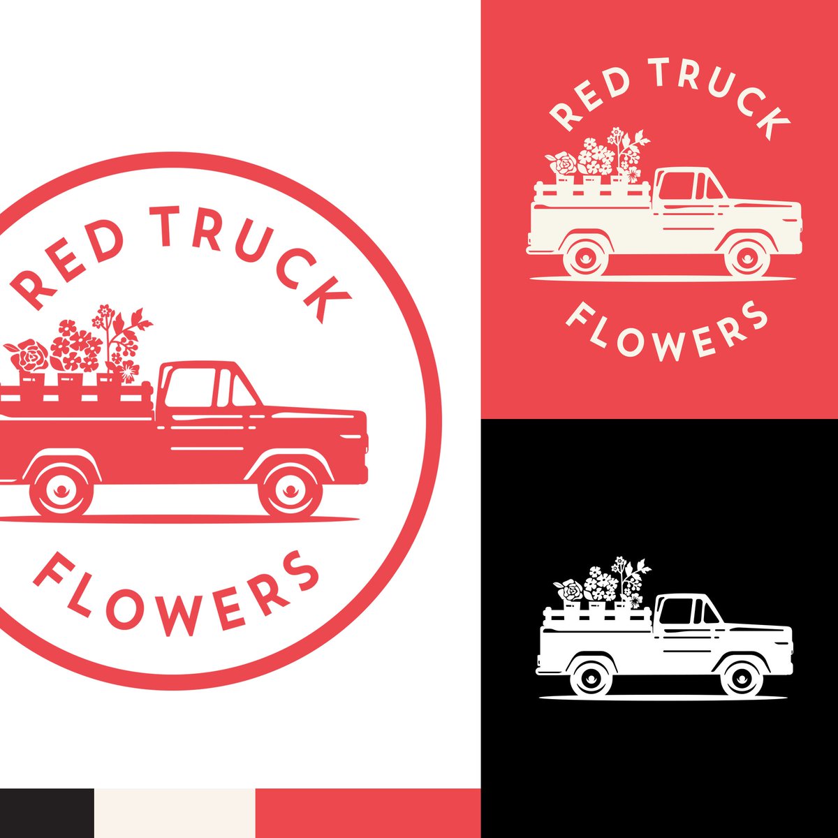 MyDesignBooth's tweet image. Over the summer I had the honor of designing the brand for Red Truck Flowers ( redtruckflowers.com ) - an incredibly talented florist who uses seasonal local flowers in her unique whimsical arrangements. Can’t wait to see her business bloom!