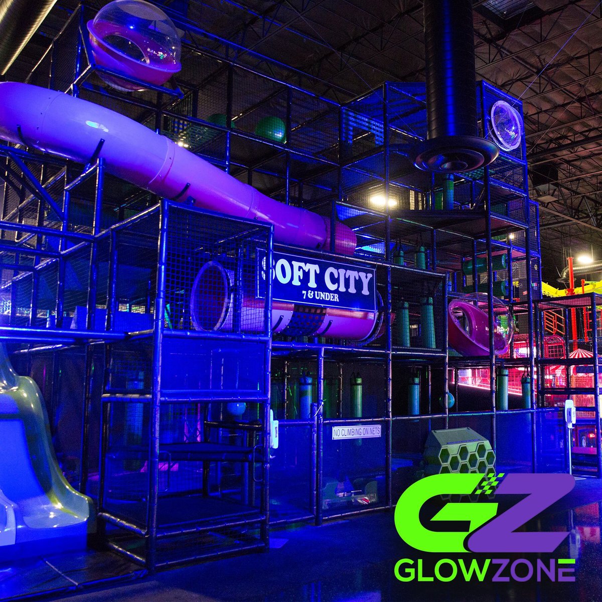 GlowzoneLV's tweet photo. Glowzone Soft City – Bring the little ones for some weekday fun! 
#glowzonelsv https://t.co/j2wZKwKO6e
