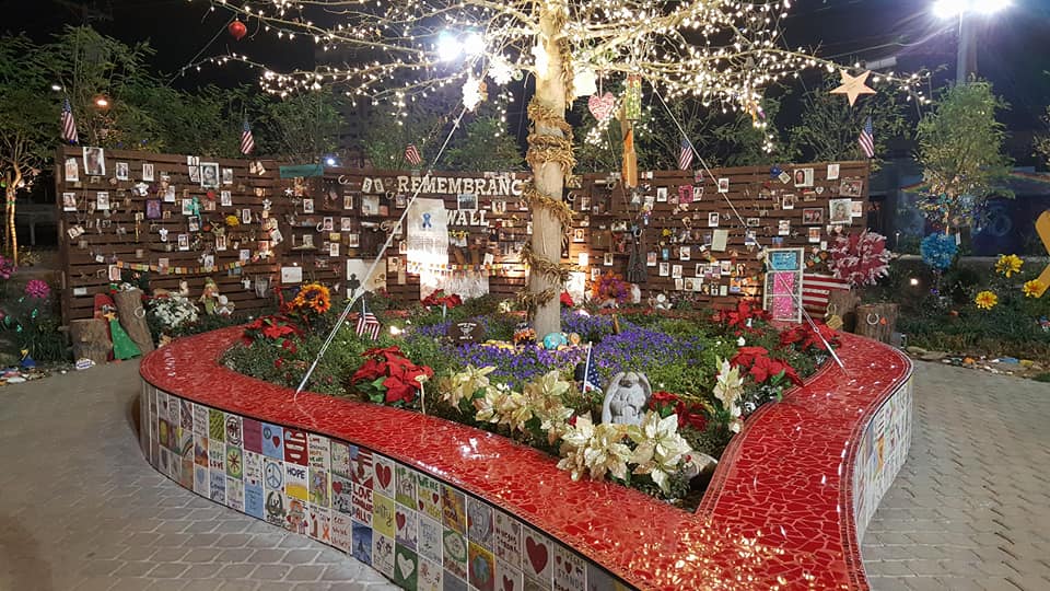 PeoplesAnthony's tweet photo. @StreeterOnAir @Kickn1035 From my December visit there -- "Vegas Strong" Remembrance Garden!  Hope all is well in Panama City! https://t.co/7GOkqtTwI1