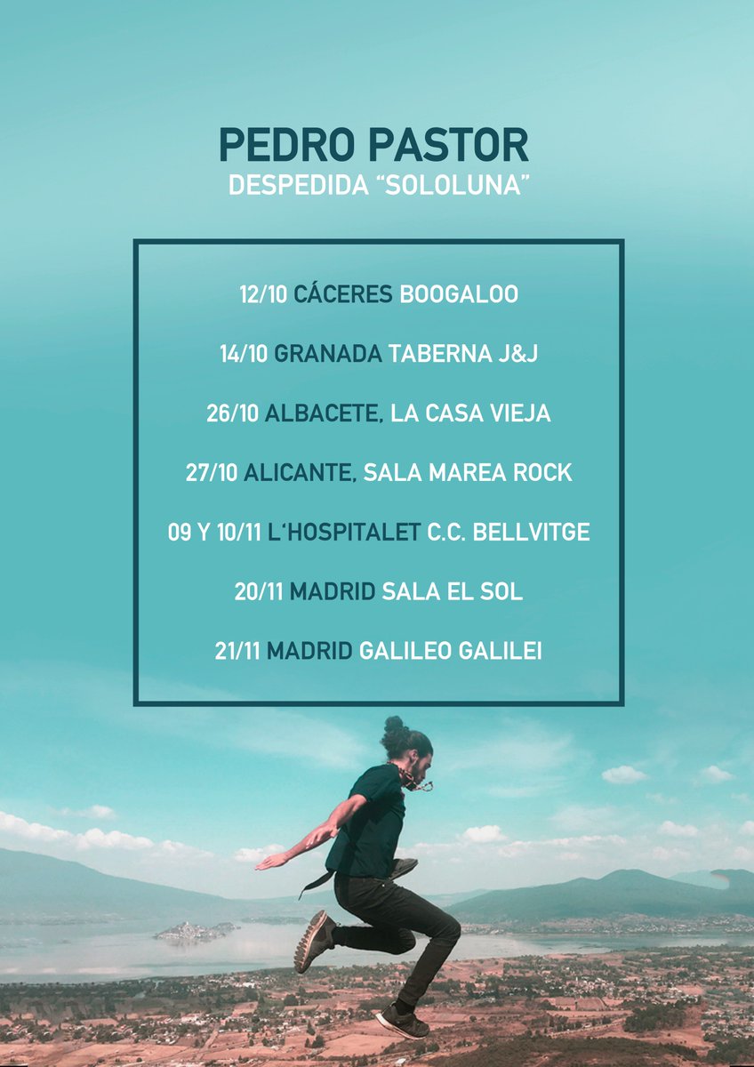 PedroPastorG's tweet photo. ¡PUM! ¡SORTEO!

Una entrada doble para el concierto que elijas del fin de gira.

Para participar: sigue esta cuenta y haz RT. 

Y ya. A jugar. https://t.co/DRQgHM4jCO