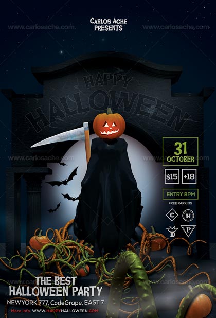carlosache's tweet image. Descarga Gratis "Halloween" Flyer Template solo en el mes de Octubre 2018 Link Directo ---> codegrape.com
#CodeGrape #CarlosAche #FelizLunes