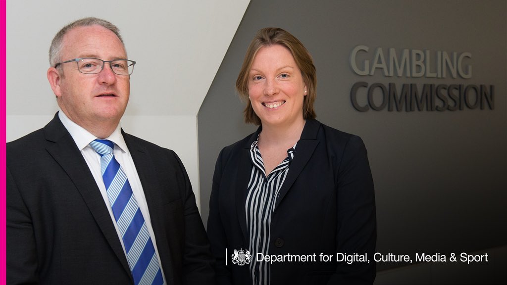 Minister for Sport and Civil Society <a href="/tracey_crouch/">Dame Tracey Crouch</a> attended meetings at <a href="/GamRegGB/">Gambling Commission</a>  in Birmingham today to meet Chief Exec Neil McArthur and discuss a wide range of subjects from the #Lottery to #InternetSafety