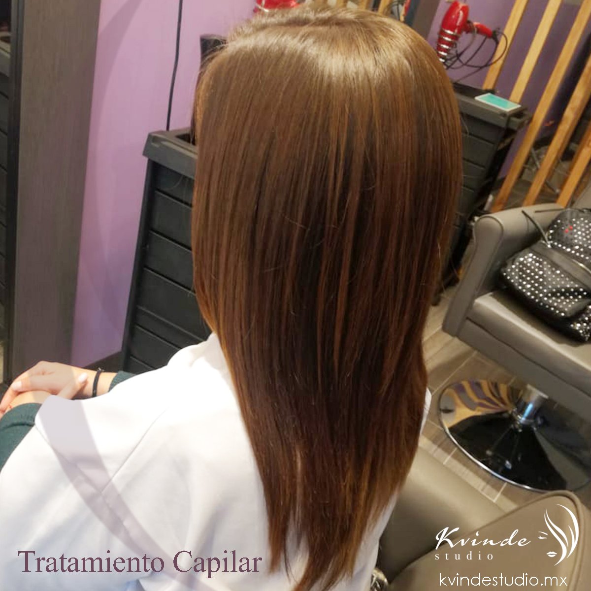 KvindeStudio's tweet photo. Devuelve el brillo y sedosidad a tu cabello, con nuestros #TratamientosCapilares lucirás un cabello ¡Asombroso! 💜 Dedica #TiempoParaTuBelleza Reserva tu cita por WhatsApp aquí 👉 https://t.co/O1HEbOgPzC https://t.co/Vudmb8riz4