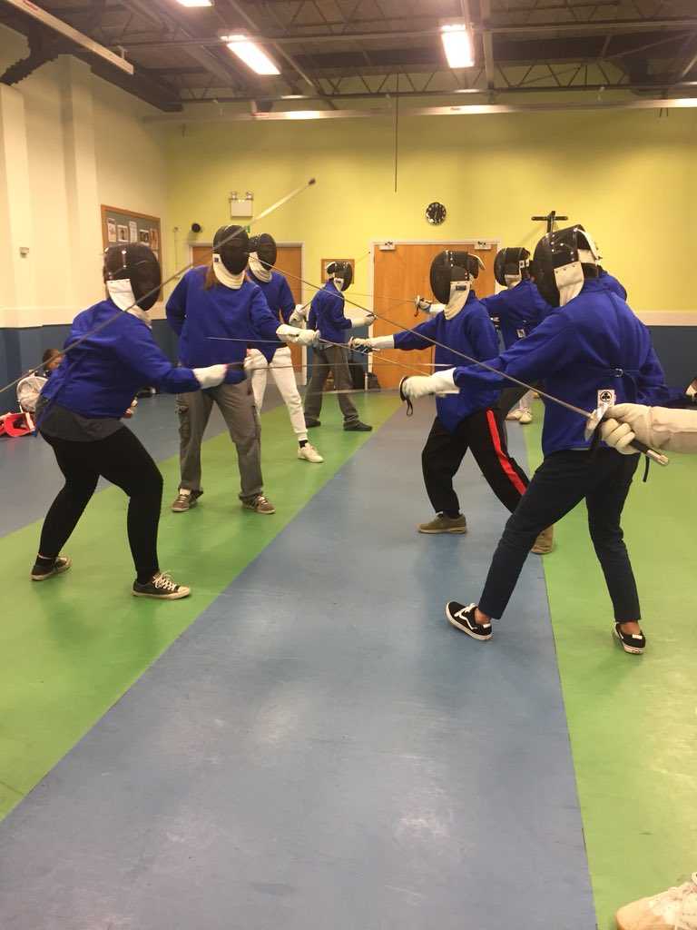 ARUfencing's tweet photo. That’s a wrap on our freshers taster sessions, thank you to anyone to came along! We hope to see you again, from next week our beginners course starts which you need to get a sports member ship for, you can get these at helmore gym! ⚔️🤺 https://t.co/6Hxs1GSrae