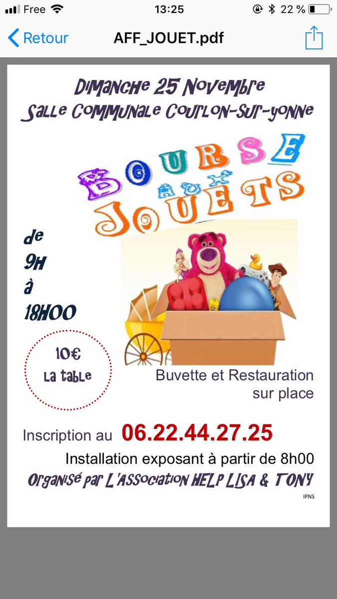 help_tony's tweet photo. #bourse au #jouet #courlon #yonne #brocante https://t.co/Cu0V6sMNlU