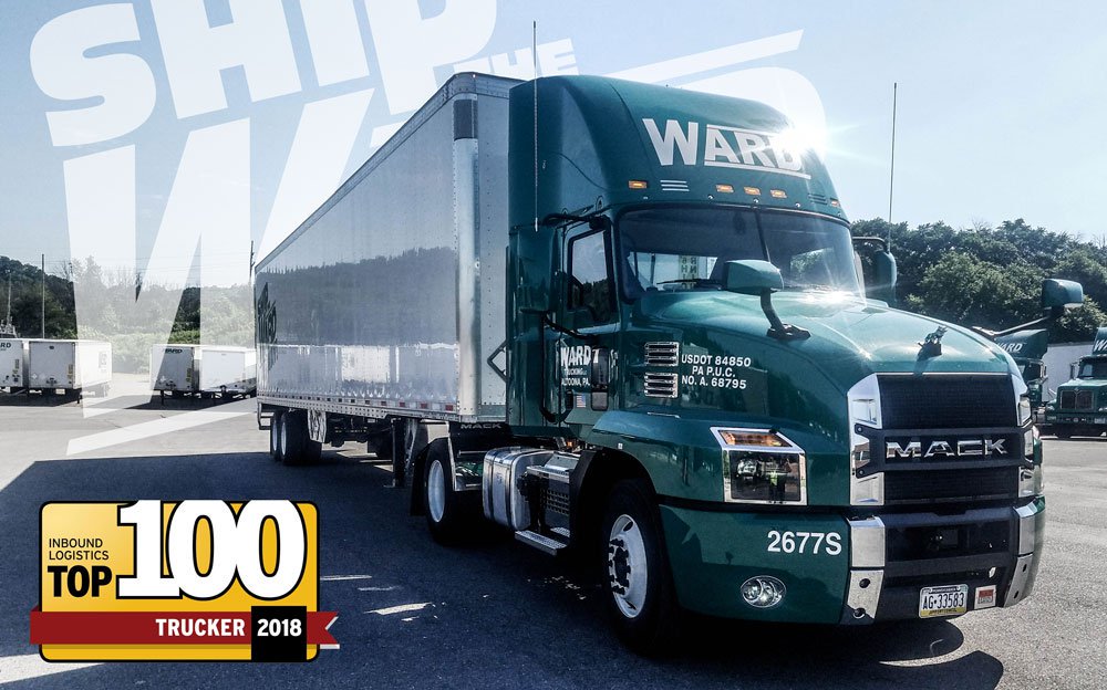 Ward Transport We Are Proud To Have Made The List Of Inbound Logistics 18 Top 100 Carriers Our One Ward Team Strives Everyday To Provide Obsessive Customer Service And Innovative Ward Transport We Are Proud To Have Made The List Of Inbound Logistics 18 Top 100 Carriers Our One Ward Team Strives Everyday To Provide Obsessive Customer Service And Innovative