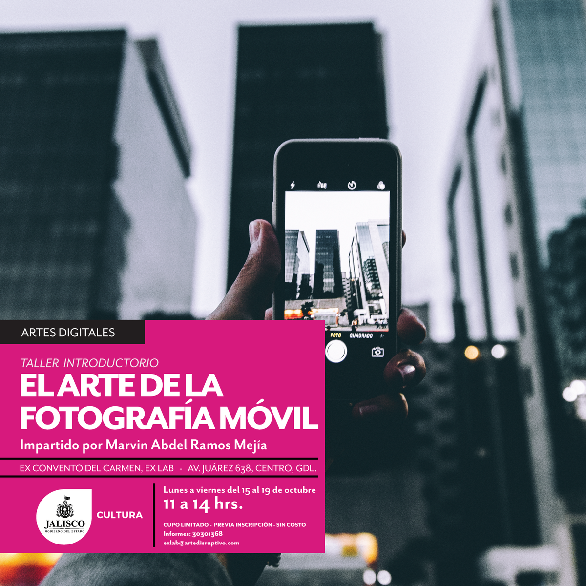 ExLabJalisco's tweet photo. Este mes no te pierdas nuestros talleres en el #ExLab. Consulta la información en https://t.co/cmF4i7X6iS https://t.co/Jjk2stQDGr