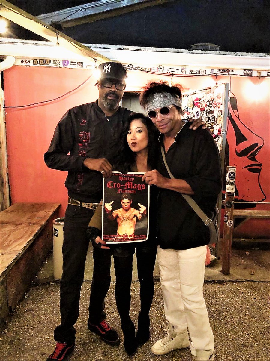 TCTOLLIVER1's tweet photo. Gary "G-man"Sullivan (Cro-Mags)and Hitomi Nakamura (Statues of Liberty) in the building over the weekend!!
#drummers #hardcoretour #brightonbar #NJ #punk #metal #NY #rockandroll #weekend #MusicIsLife https://t.co/TcdAFI1xzO