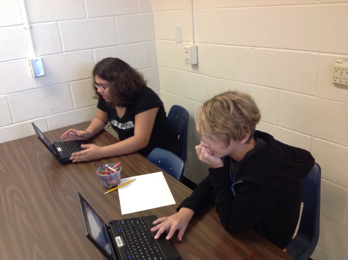 CubRunArt's tweet photo. Sixth graders are learning digital image manipulation by turning themselves into heroes. https://t.co/a9wF0TBwP0
