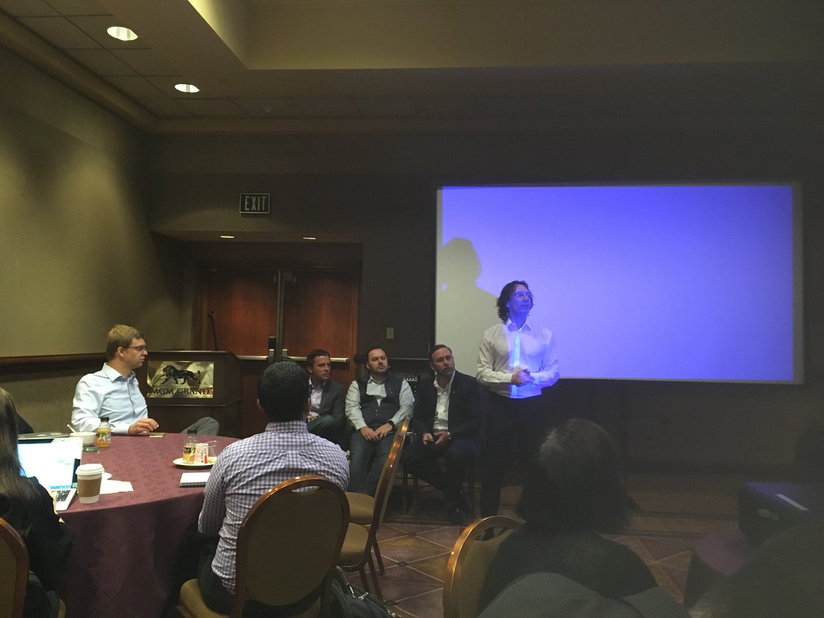 InsurtechMW's tweet photo. Great hearing about the use of IoT in life insurance from @jaredicarlson @Assurity at the Connected Insurance Observatory pre-conference meeting led by @MCins_ in Las Vegas @insuretechnow #ITC2018 https://t.co/6bgZXZfvhN