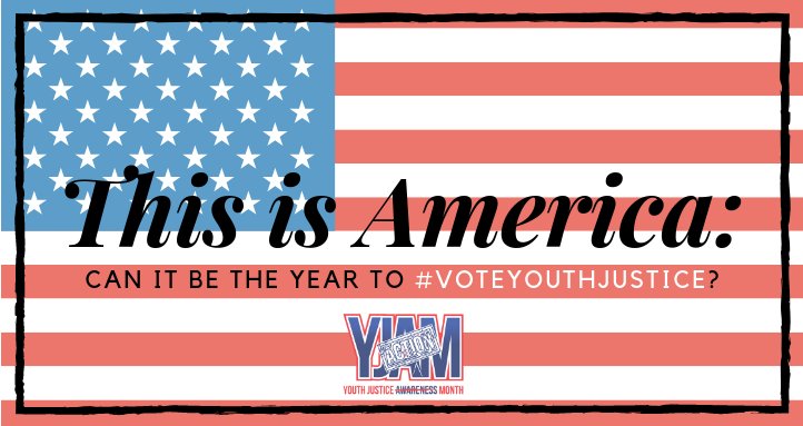 Youth Justice Action Month is here! Join us in the movement for youth justice this October! This year's theme is #VoteYouthJustice because justice is local and voting matters. Get involved in #YJAM , visit cfyj.org/yjam/ #YouthJustice