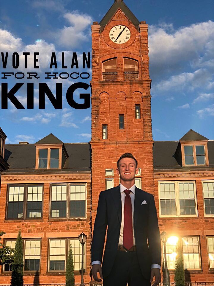 hunterWsumner's tweet photo. Who wouldn’t want to vote for this man!!  @Beck1Alan for homecoming king, make the right move 🔘 ✔️🤴🏻 https://t.co/IBusrGLXMZ