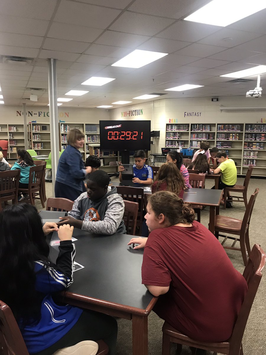 ALaRueScience's tweet photo. Look who broke out of the  @McCleskeyMedia ‘s Cell @breakoutEDU ! https://t.co/fMyPeUX49V