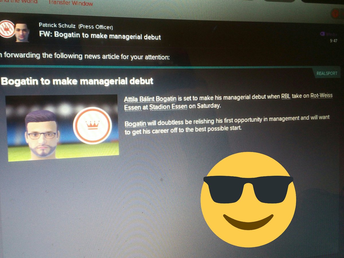 Bbogatin's tweet photo. Starting a new season with #RBL #Fm2018 #FM #BUNDESLIGA #MANGER #game #new #season https://t.co/kO1f1kCEDm