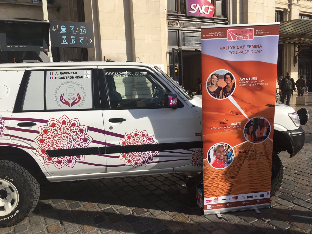 CorentineMazure's tweet photo. @capfemina C’est parti pour Florence et Audrey ! On est avec vous #SNCFauféminin @AcetoJardin @Schwart75739851 @TERNouvelleAQ @Dcap2018 @tat_s_l @LAudacieuses https://t.co/LMJizIjlra