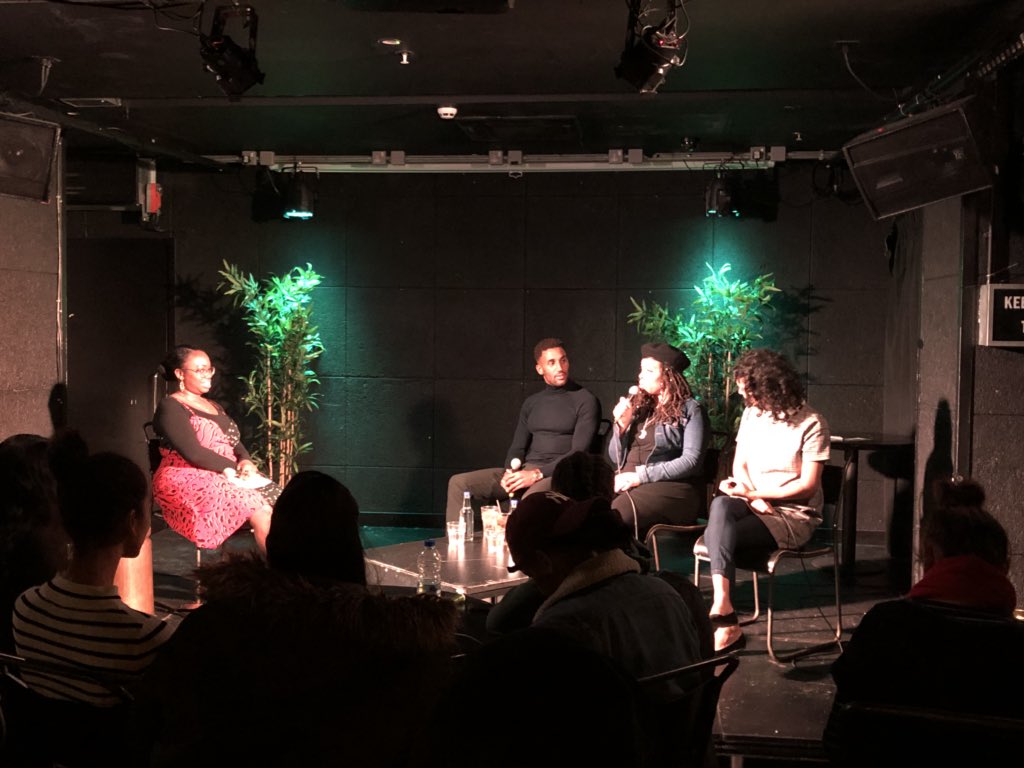 rachelrlogan's tweet photo. At the #qmmunitypod live recording on the Intersectionality of sexuality tonight... excited to hear about and discuss these different experiences of life in the #LGBT community https://t.co/PTL9XCxWe8