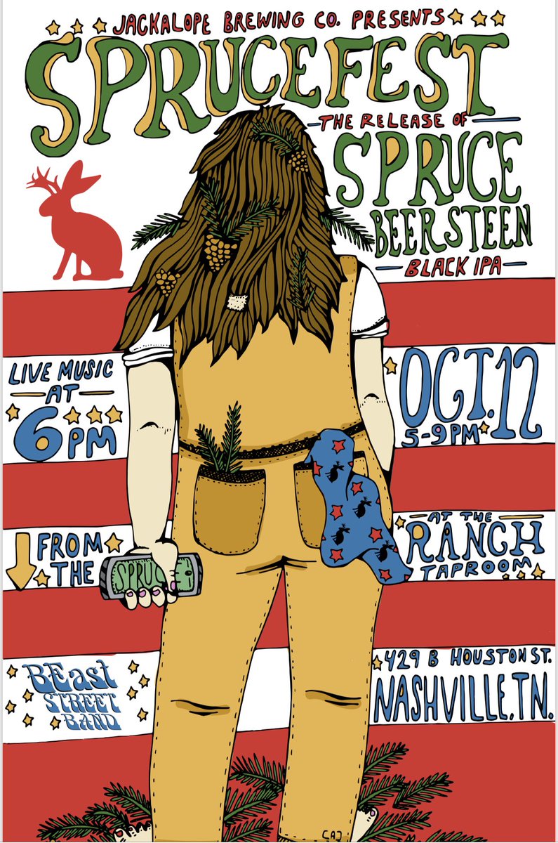 The Mac Attack food truck is excited to be @JackalopeDen <a href="/JackalopeBrew/">Jackalope Brewing Co.</a> THIS FRIDAY for their release of their SPRUCE BEERSTEEN Black IPA. Once you Sip n Mac, you won’t go back.