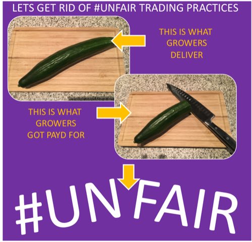 Let’s get rid of Unfair Trading Practices #UTPs in the fresh 🍒🍌🍐&amp;🥒🥕🍅 #CutTheUnfair. MEPs <a href="/EP_agriculture/">AGRI Committee Press</a>, please vote for a #fairFoodChain <a href="/europarl_EN/">European Parliament</a> <a href="/CopaCogecaTrade/">COPA-COGECA TRADE</a>