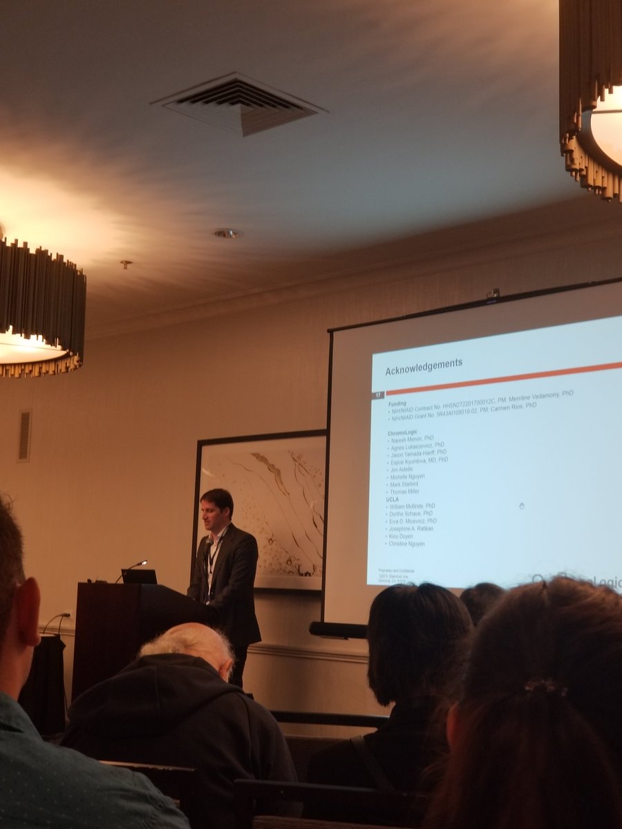 ChromoLogicLLC's tweet photo. Our team presented our research on how we can predict tissue-specific injury to ionizing radiation at #RRS2018. Join our growing team if you are interested in making a difference in the world with science. https://t.co/DrKNop6ywL
