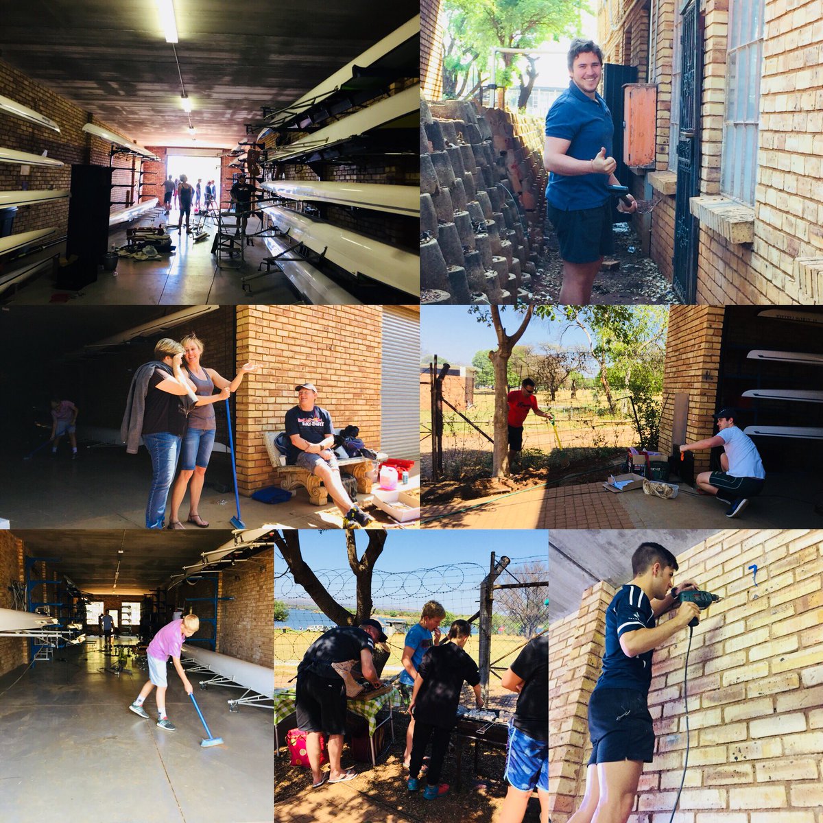 Thank you to all the Parents and boys that assisted at our maintenance day. We are blessed to have such incredible facilities. Great to see the pride in which SAC Rowing community tackled the day. @thegreyandblue <a href="/ShaneKidwell/">Shane Kidwell</a> @WvBreda <a href="/KrinesanMoodley/">Krinesan Moodley</a>