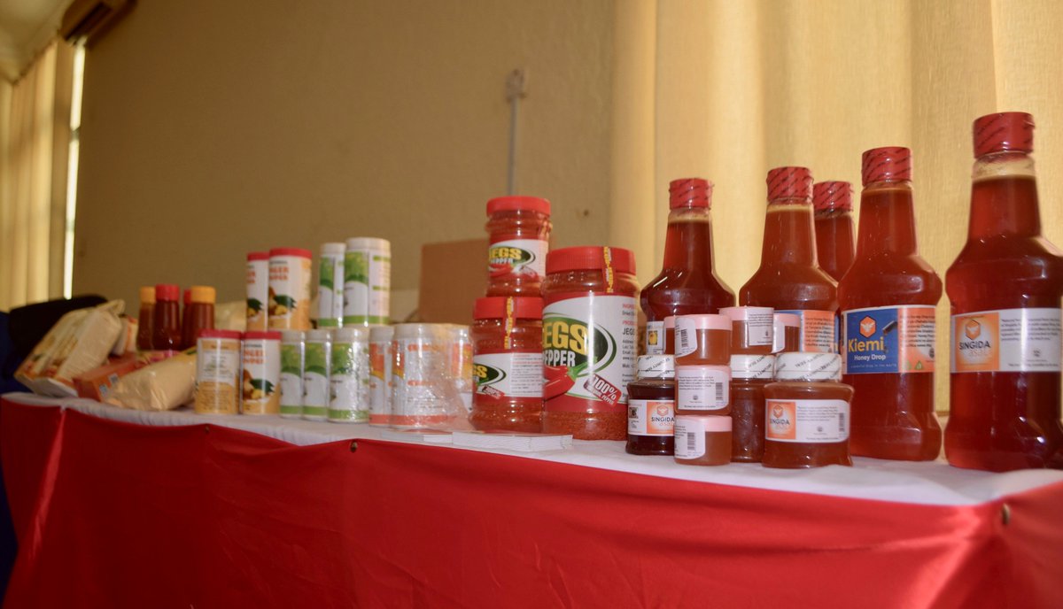AFRICAYield's tweet photo. At the YIELD convening in #Tanzania today some of our #youth participants displayed their #products. #AfricaAgripreneurship #Africa #AfricaRising @MSU @AcetforAfrica @SokoineU @MSUAFRE @msu_gyan @MSUAfrica @MSUIntl https://t.co/hPt8GRzu7p