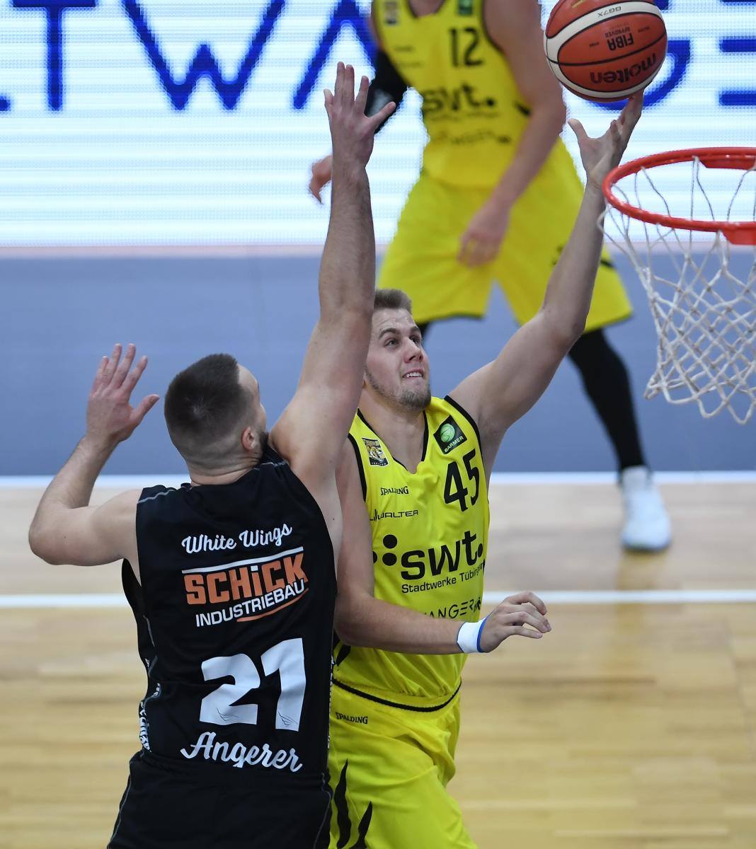 TangramSports's tweet photo. Tyler Laser @tylerLASER and Aaron Brennan @Aaron_Brennan_ pushed @TigersTuebingen to the win over @WhiteWingsHanau in #GermanProA
Laser 19 PTS + 8 REBS
Brennan 14 PTS https://t.co/aHR9glcDge