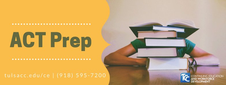 Sign up today for our ACT prep course! A one-day class that is held the week before the national exam date. The next ACT Prep starts on October 13th!

Book excluded: bit.ly/2D4qYDt 
Book included: bit.ly/2D3dEzh