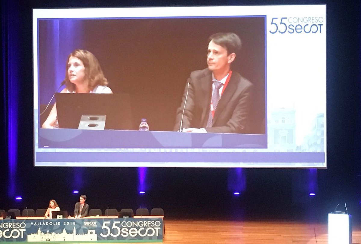 semcpt1's tweet photo. Enhorabuena a la Dra. Catalán y al Dr. Navarrete @drenrinavarrete por la interesante mesa #SEMCPT #SECOT2018 sobre "Controversias en el tratamiento de las Fracturas de Tobillo" 
@secot18 @soycot @AO_spain @EFORTnet @EFASnews @aeartroscopia @semcpt1 https://t.co/9iiUnUGX4w