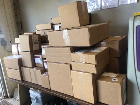 HVACPartsShop1's tweet photo. Holy moly, it's #Monday! We have all of your parts boxed up and ready to be shipped out! ☺️ If you need a part or have any #HVAC questions, call us at 866-215-3831! #MondayMotivation #BoxesForDays https://t.co/Mxo4jEFlrb