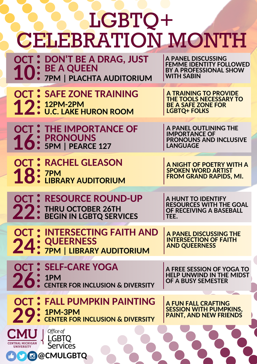 dralysalucas's tweet image. Y'all, be sure to get LGBTQ+ Celebration Month activities in your calendar!