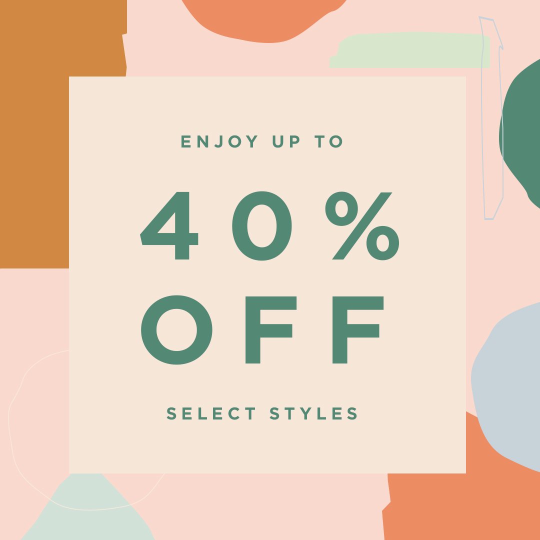 VIP Flash Sale On Now. 
Up to 40% Off Selected Styles. 
Shop Now bit.ly/2P1M0Ej