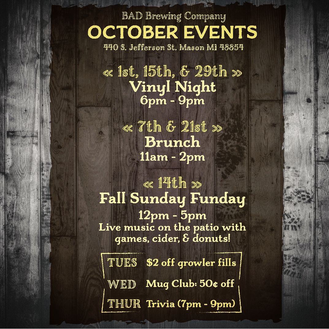 Bad Brewing Company On Twitter Join Our Autumn Shenanigans On