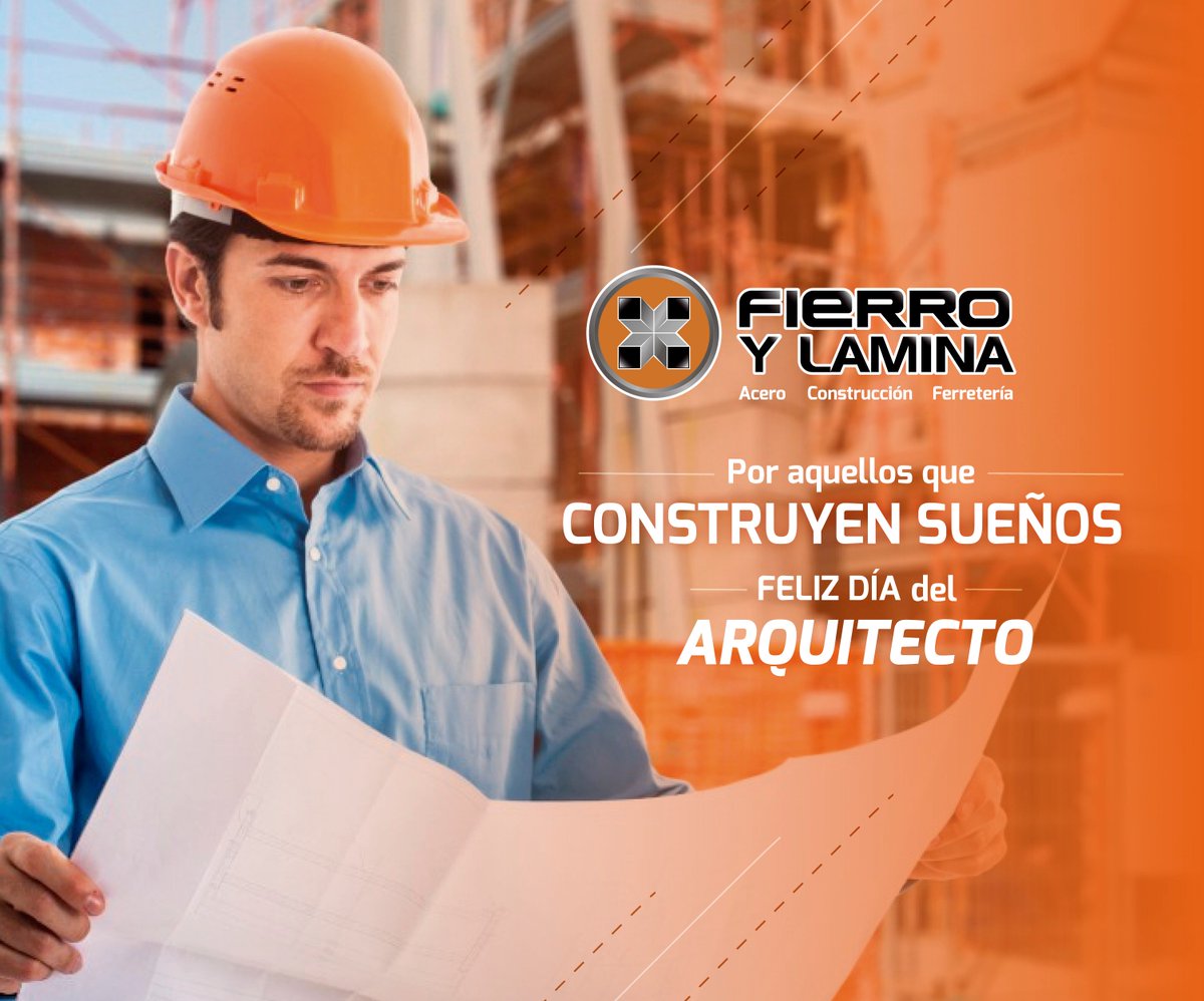 FierroyLamina's tweet photo. Fierro y Lámina felicita todos los constructores que con su esfuerzo construyen grandes sueños. #FierroyLámina #DondeEncuentrasDeTodo #TrabajaBien #ConTodoslosFierros https://t.co/pPVSGb8tlf
