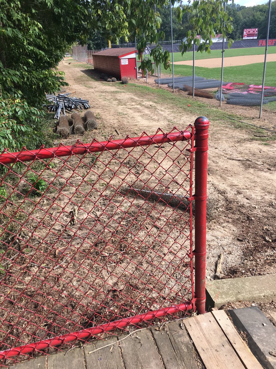 fcsdathletics's tweet photo. Demo beginning on baseball/softball field project...wait until you see the changes in store! #RollTribe https://t.co/oIYGzTR8fP
