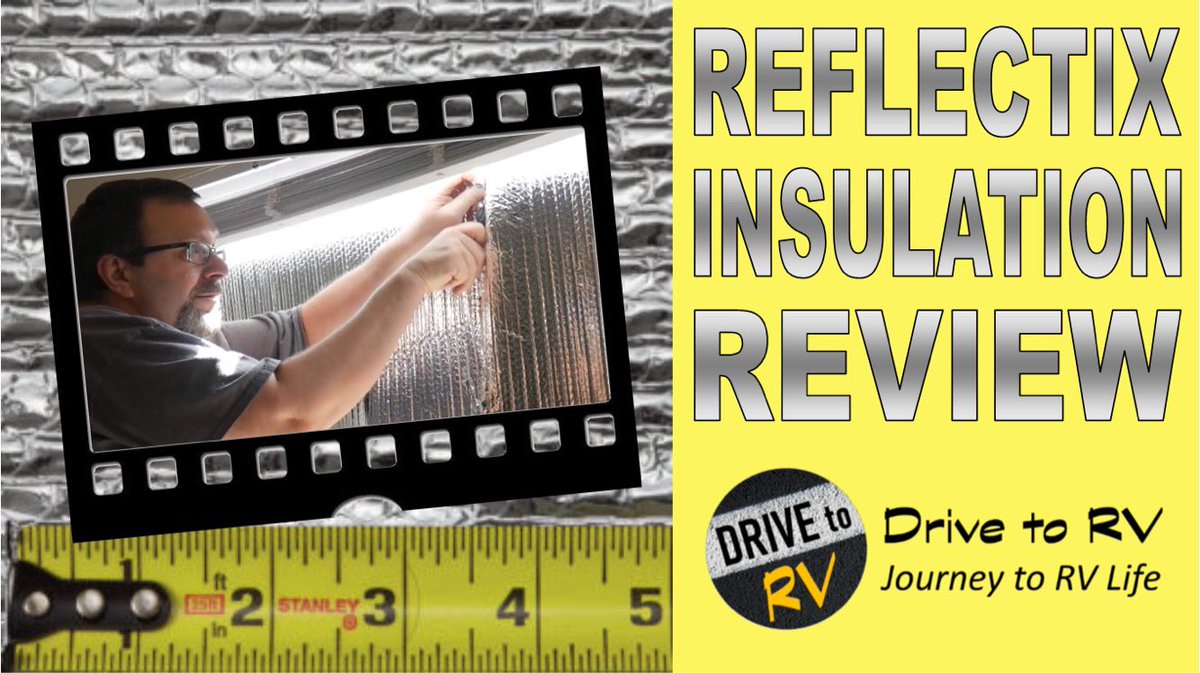 drivetorv's tweet photo. Watch, Like & Subscribe! Reflectix Review https://t.co/4WiyXjCFiP #drivetorv #reflectix #insulation #rvlife #rvliving #vanlife #vanliving #fulltimerv #rvproducts #gorving #homeiswhereyouparkit #camper #glamping https://t.co/5LkqtmqDVk